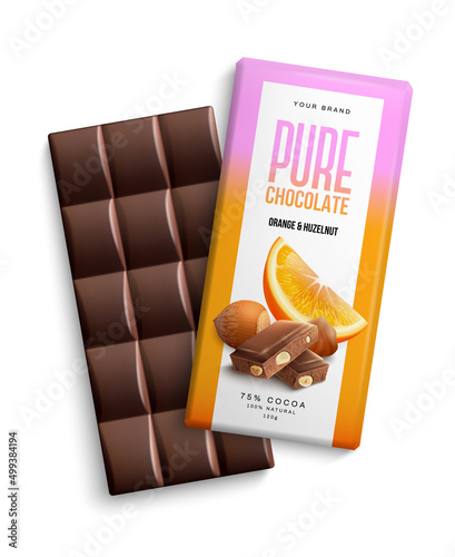 Realistic Chocolate Bar