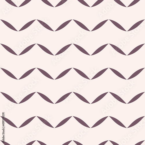 Brown zigzag geometric vector pattern, abstract repeat background © Kati Moth