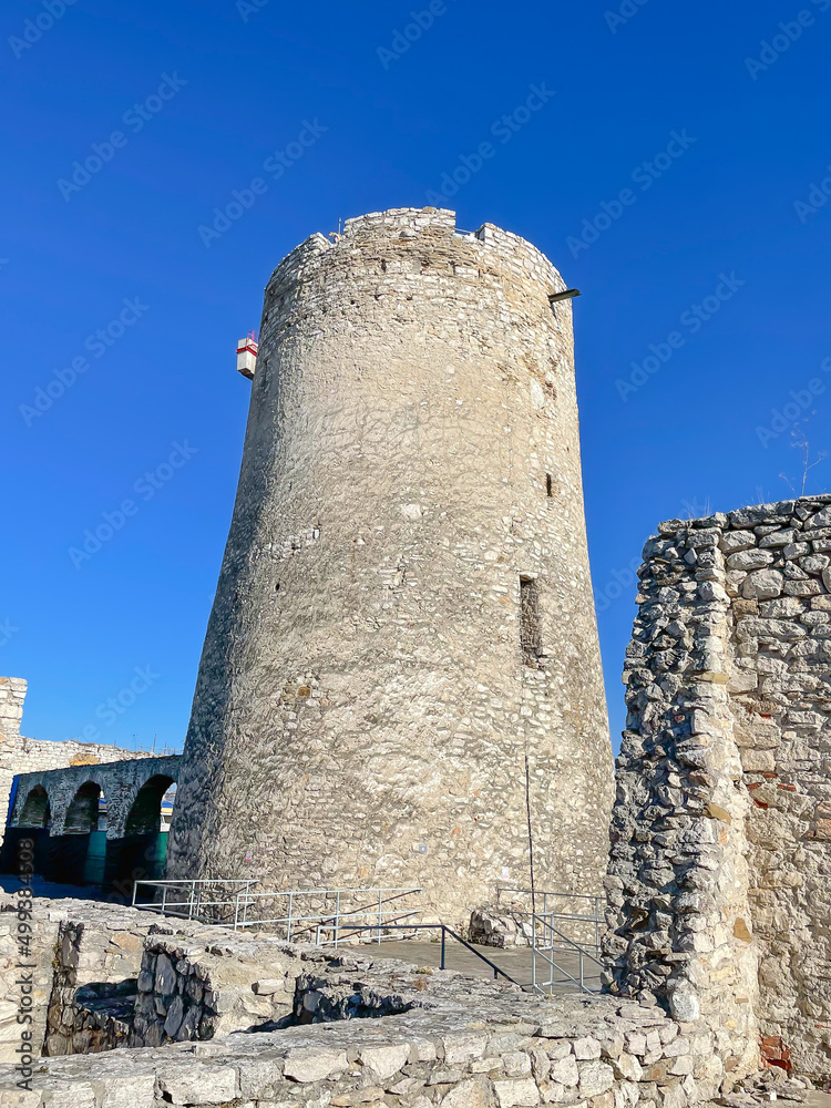 the tower of the castle spiss, Slovakia 