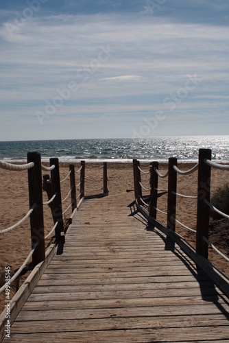 pier in the sea