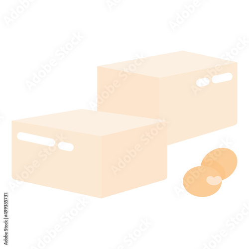 tofu flat icon