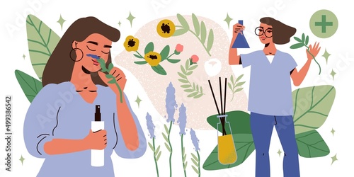 Herbal Medicine Colored Composition