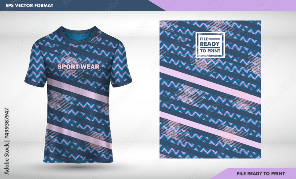 Jersey mockup design template, t-shirt sport Soccer for football club. jersey team, racing, cycling, Running, gaming, Casual, Futsal, Badminton, Zig zag texture, woman color, navy Jersey mockup design template, t-shirt sport Soccer for football club. jersey team, racing, cycling, Running, gaming, Casual, Futsal, Badminton, Zig zag texture, woman color, navy