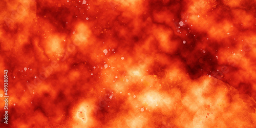 Star field in galaxy space with nebulae, abstract watercolor digital art painting starlight nebula in galaxy at universe. Dark Night Sky Deep Space background - Wide dark outer space multi-coloured.