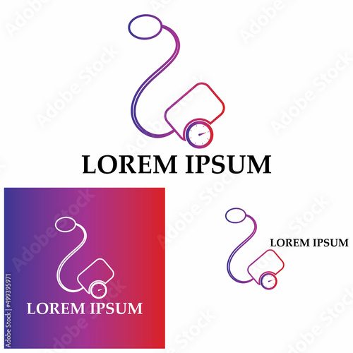 Medical mechanical tonometer icon vector