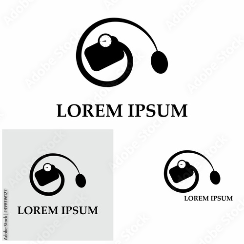 Medical mechanical tonometer icon vector