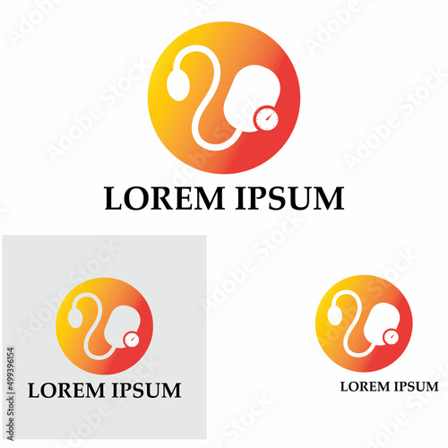 Medical mechanical tonometer icon vector