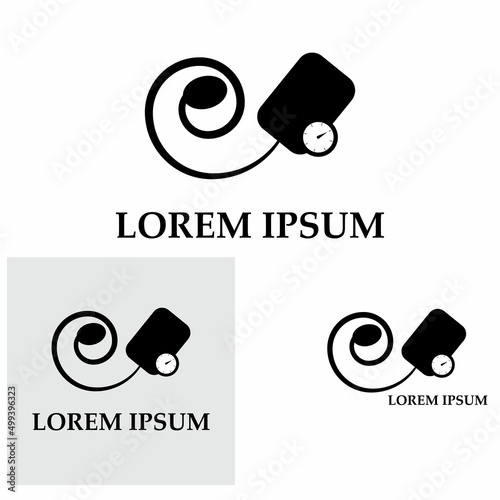Medical mechanical tonometer icon vector