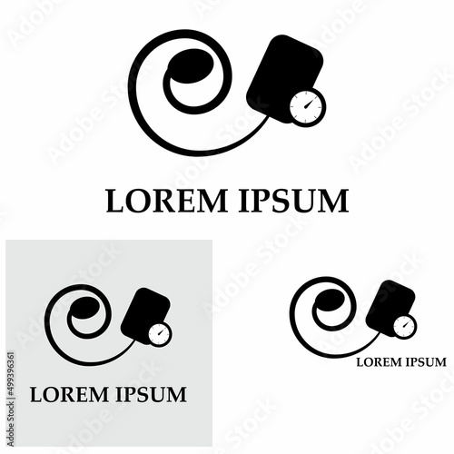 Medical mechanical tonometer icon vector