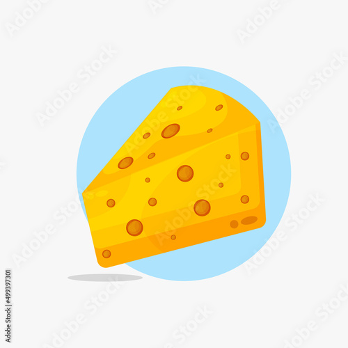 Cheese cartoon icon design