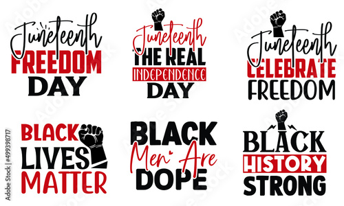 Juneteenth SVG T shirt Design Bundle