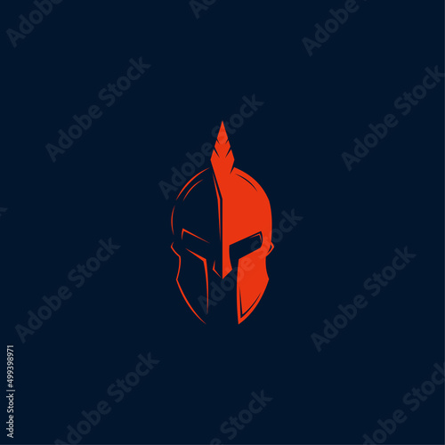 Spartan Warrior Helmet - Sparta Mask logo design, suitable for your design need, logo, illustration, animation, etc. photo