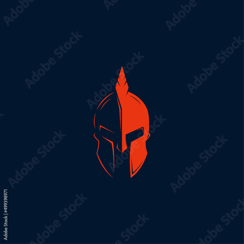 Spartan Warrior Helmet - Sparta Mask logo design, suitable for your design need, logo, illustration, animation, etc.