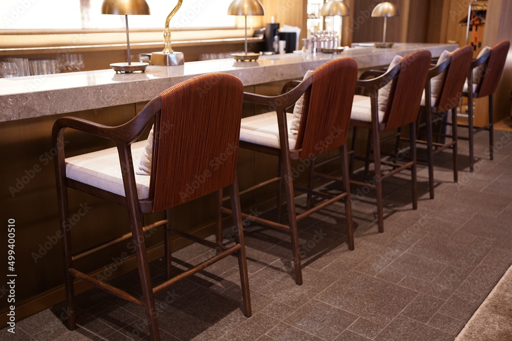 Bar counter. Pub or Nightclub Interior with Table and Chairs  - ソファ テーブル バー	