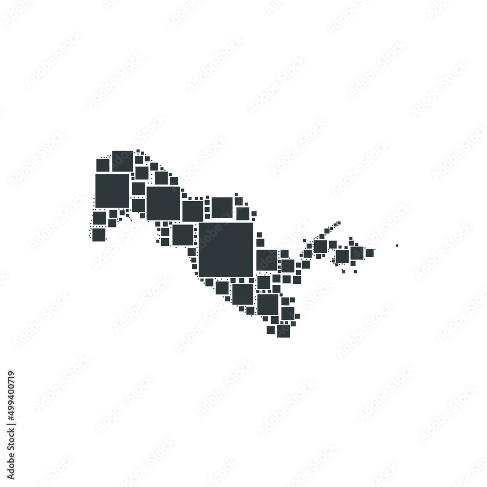 Uzbekistan map vector. vector map of Uzbekistan. Uzbekistan map designed with golden ratio Uzbekistan map vector. vector map of Uzbekistan. Uzbekistan map designed with golden ratio