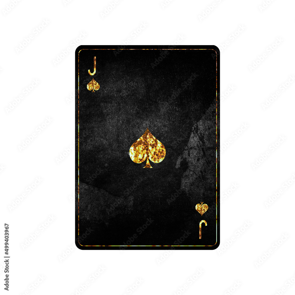 Jack of spades, grunge card isolated on white background. Playing cards. Design element. Jack of spades, grunge card isolated on white background. Playing cards. Design element.