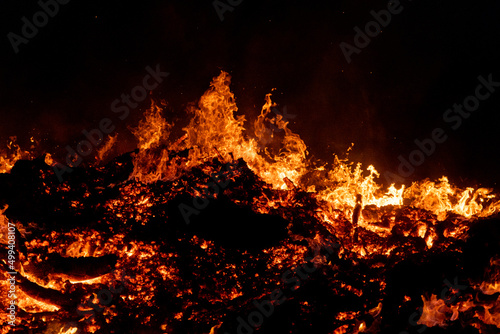 Flammen - Brennen - Feuer Waldbrand
