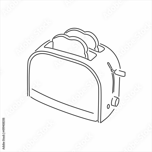 toaster and bread