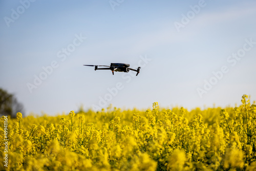 Photos Drone Used For Farming to Collect Plant Data and Increase Crop Yield