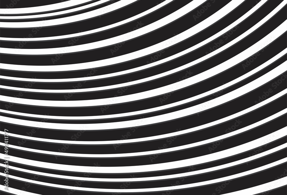 Obraz premium Simple background with curved lines pattern