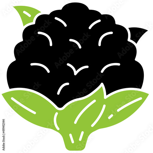 cauliflower solid icon