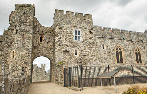 Swords Castle Is A Historic building That Is Located in Swords, Dublin, Ireland. Travel place landmark.