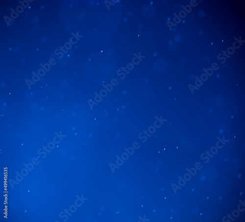 Illustration abstract, bokeh bubble and blue background