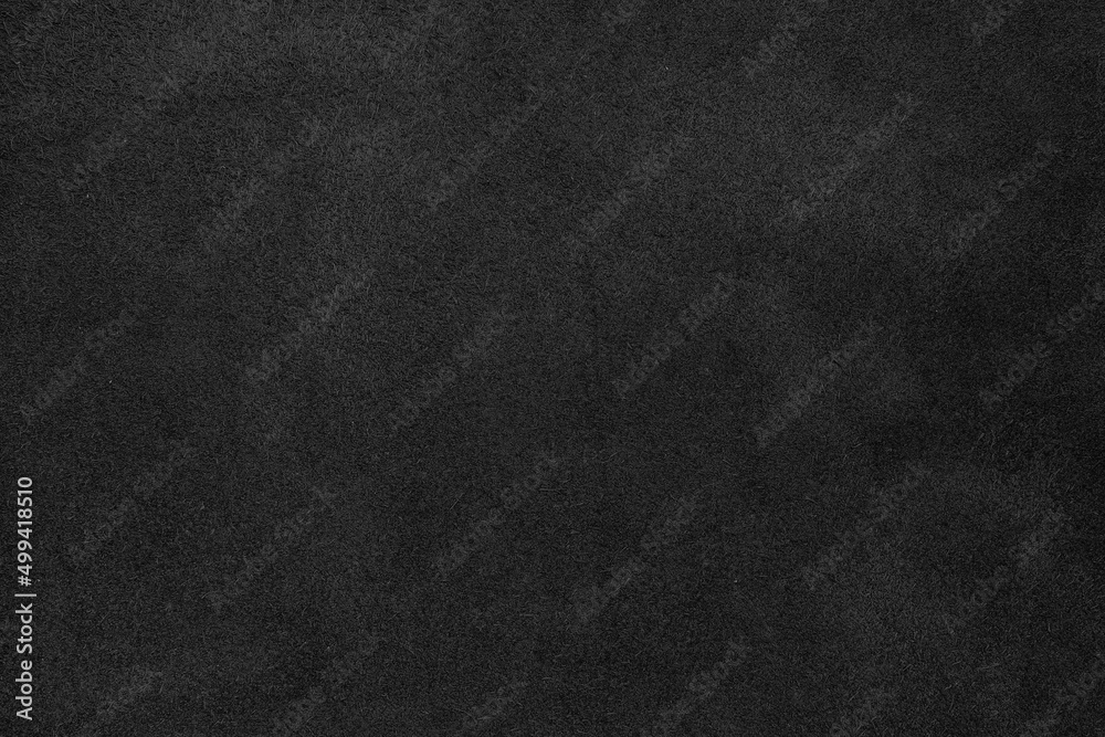 Close up black color crumpled leather texture background, leather texture