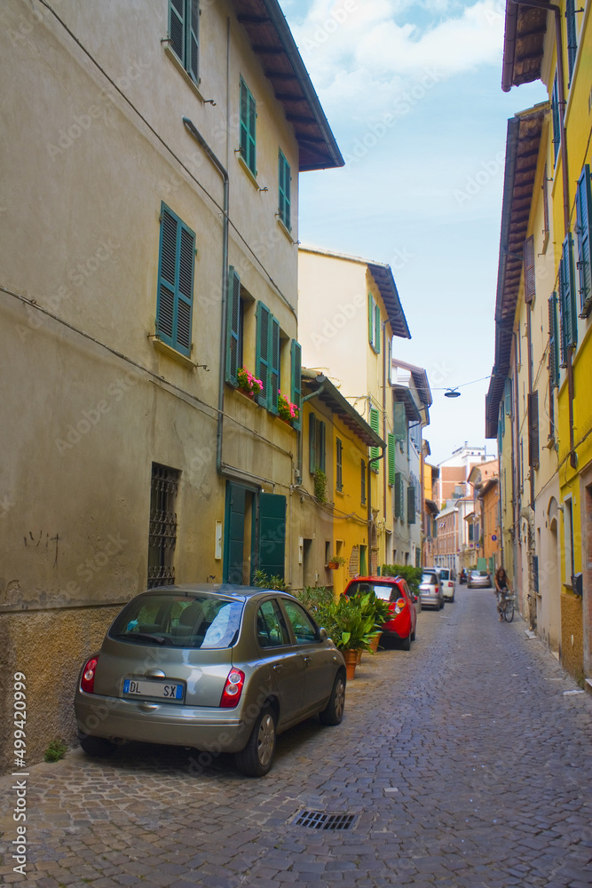 Street of Old Town in Ravenna	
