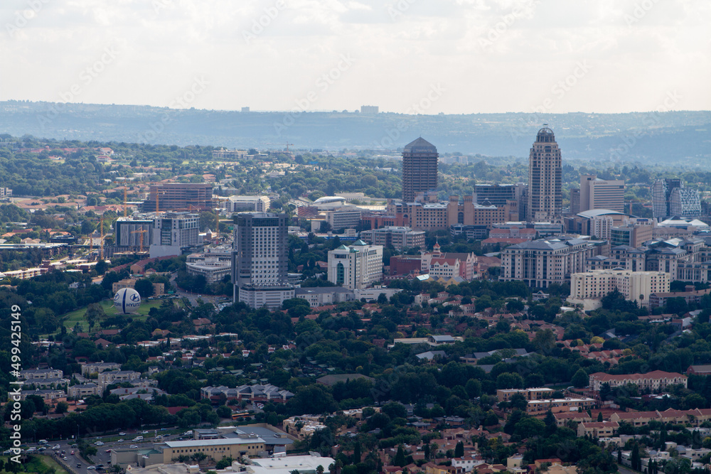 Aerial picture of Midrand