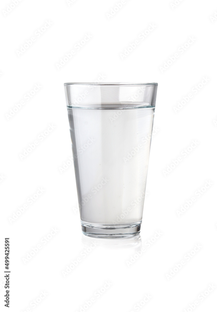 Glass of water isolated on white background Glass of water isolated on white background