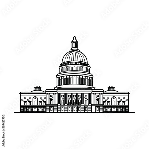 Congress america cathedral.  Architecture Washington. Travel landmark.