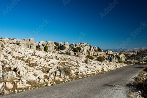 The Torcal de Antequera Natural Park contains one of the most impressive examples of karst landscape in Europe. Andalusia, Spain