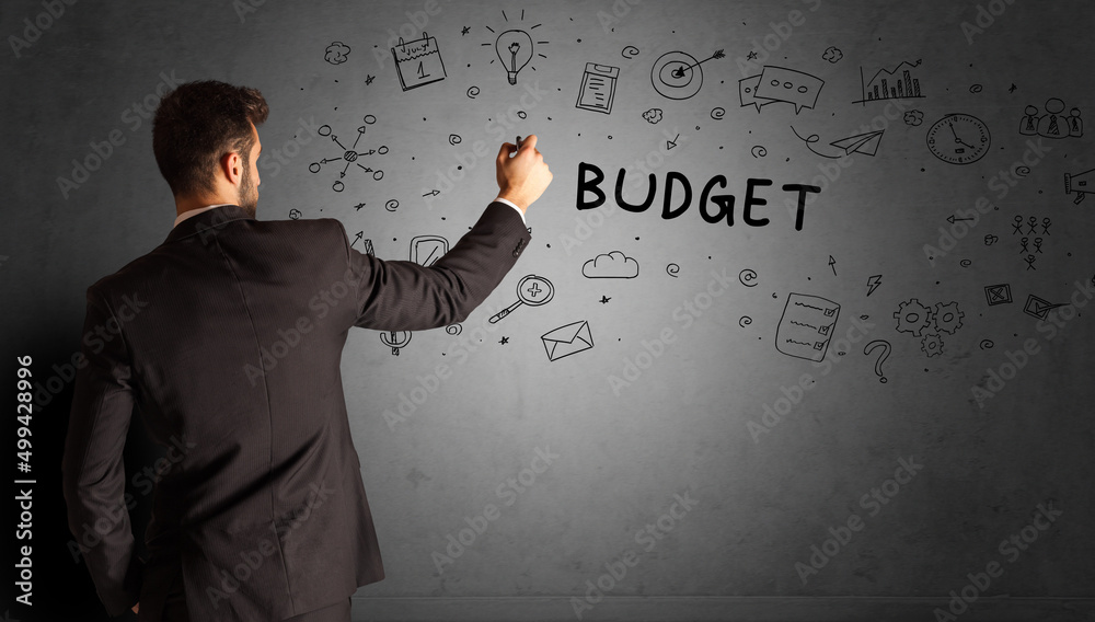businessman drawing a creative idea sketch businessman drawing a creative idea sketch