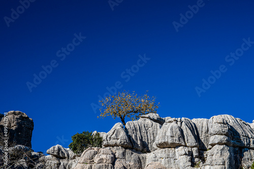The Torcal de Antequera Natural Park contains one of the most impressive examples of karst landscape in Europe. Andalusia, Spain