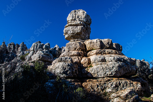 The Torcal de Antequera Natural Park contains one of the most impressive examples of karst landscape in Europe. Andalusia, Spain