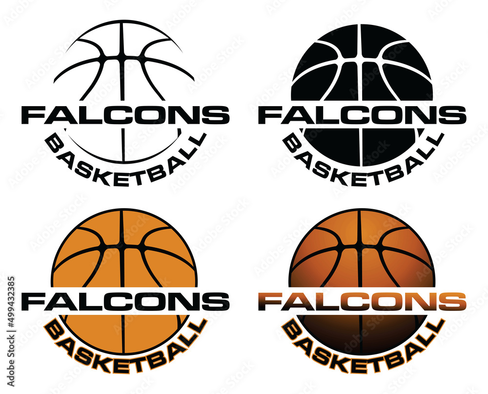 Fototapeta premium Knights Basketball Team Design is a sports team design which includes a basketball graphic and text and is perfect for your school or team. Great for Knights t-shirts, mugs and promotions.