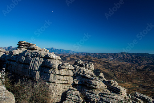 The Torcal de Antequera Natural Park contains one of the most impressive examples of karst landscape in Europe. Andalusia, Spain
