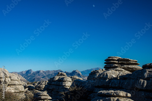 The Torcal de Antequera Natural Park contains one of the most impressive examples of karst landscape in Europe. Andalusia, Spain