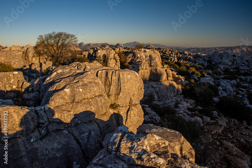 The Torcal de Antequera Natural Park contains one of the most impressive examples of karst landscape in Europe. Andalusia, Spain