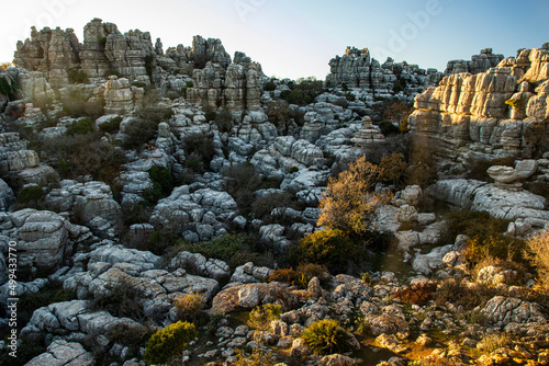 The Torcal de Antequera Natural Park contains one of the most impressive examples of karst landscape in Europe. Andalusia, Spain