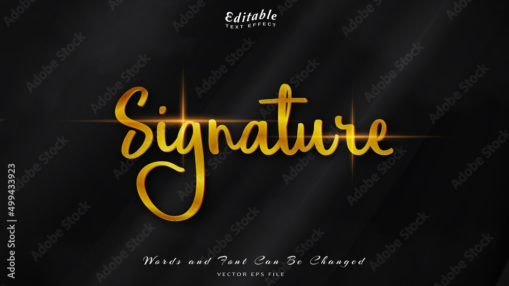 signature editable text effect with black wavy background. black silk luxury background. signature editable text effect with black wavy background. black silk luxury background.