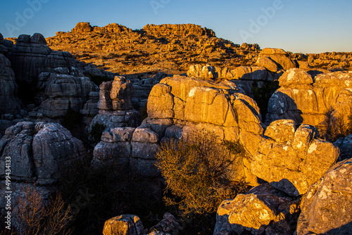 The Torcal de Antequera Natural Park contains one of the most impressive examples of karst landscape in Europe. Andalusia, Spain