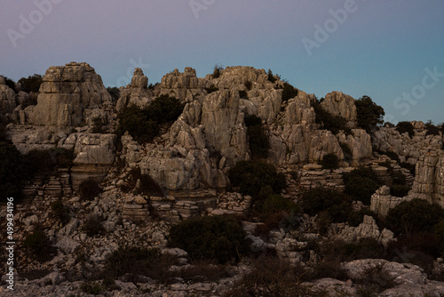 The Torcal de Antequera Natural Park contains one of the most impressive examples of karst landscape in Europe. Andalusia, Spain