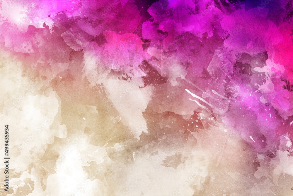 Obraz premium Watercolor texture background colorful splash