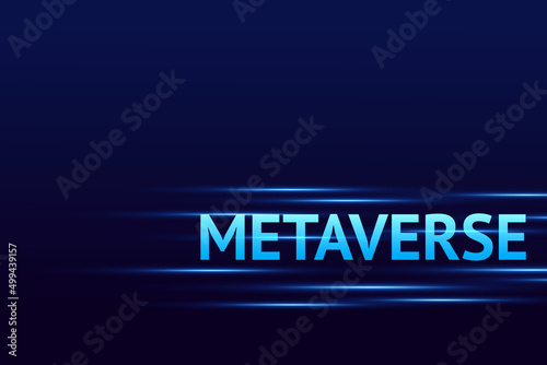 Concept of metaverse Future digital technology , NFT game futuristic , virtual reality , cyber world technology