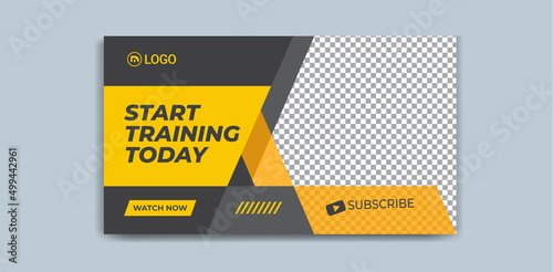 Fitness-Gym Youtube Thumbnail Templates