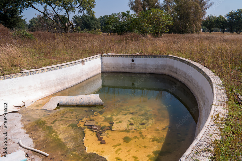 derelict swimming pool