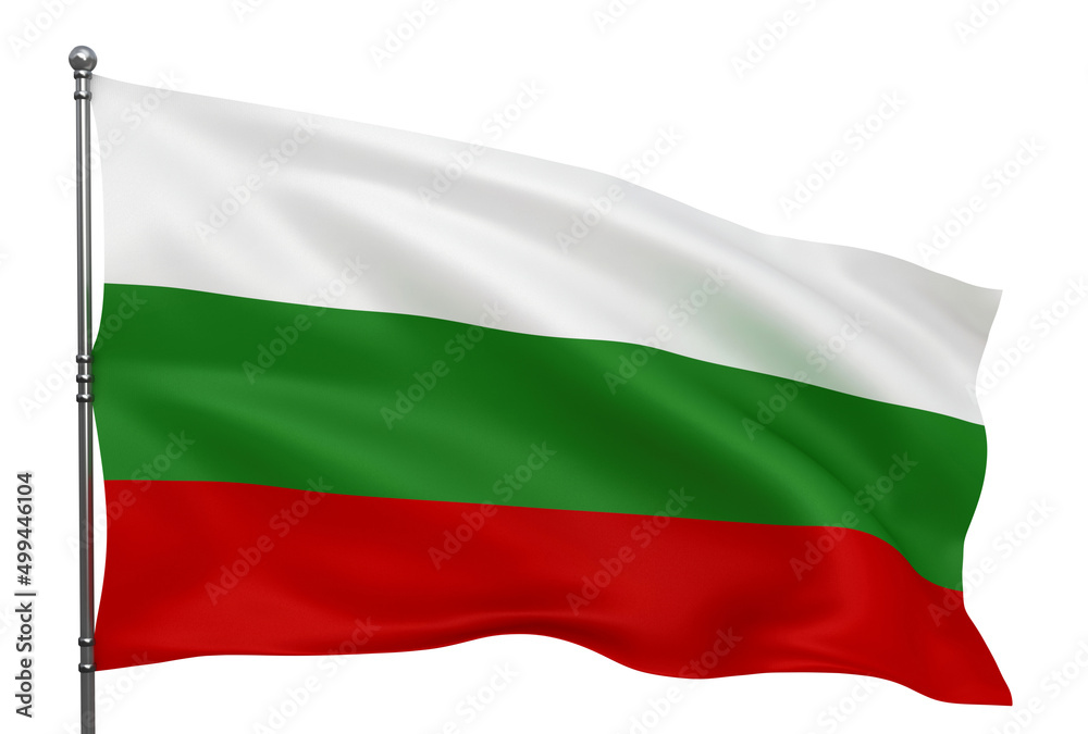 Obraz premium Bulgarian flag