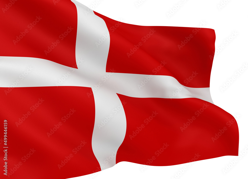 Fototapeta premium Denmark flag